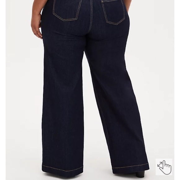 Torrid High Rise Wide Leg Jean Vintage 